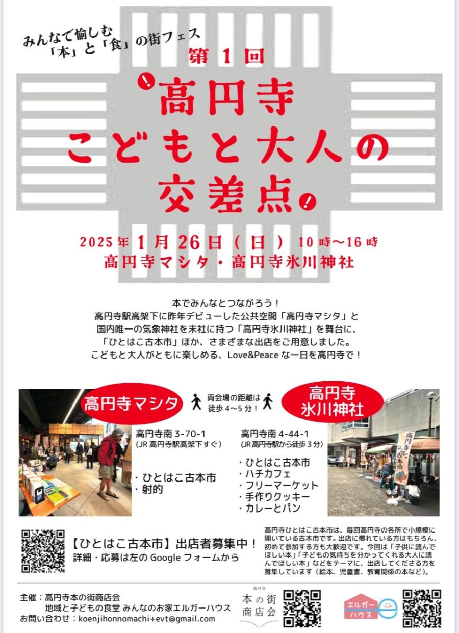 2025.1.26（日）　第１回 高円寺こどもと大人の交差点